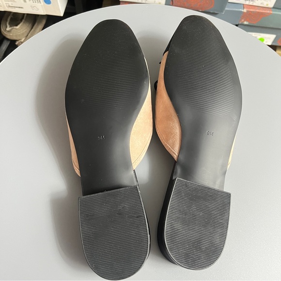 Aqua Romi Women's Black and Cream Suede Mules - Picture 10 of 12